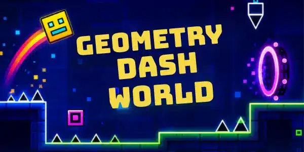Geometry Dash MOD APK v2.2.143 (Unlock All Icons, Everything & Mod Menu) 2026 3 Geometry Dash World APK Explore New Levels and Daily Challenges